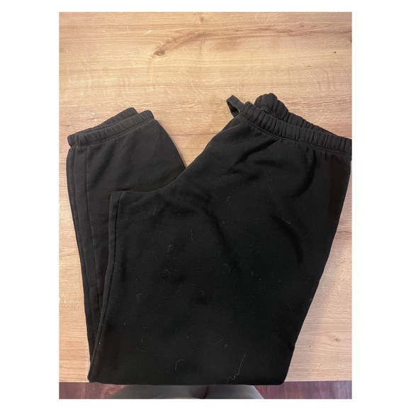 PINK Victoria's Secret Black Joggers with White Logo - Picture 5 of 5